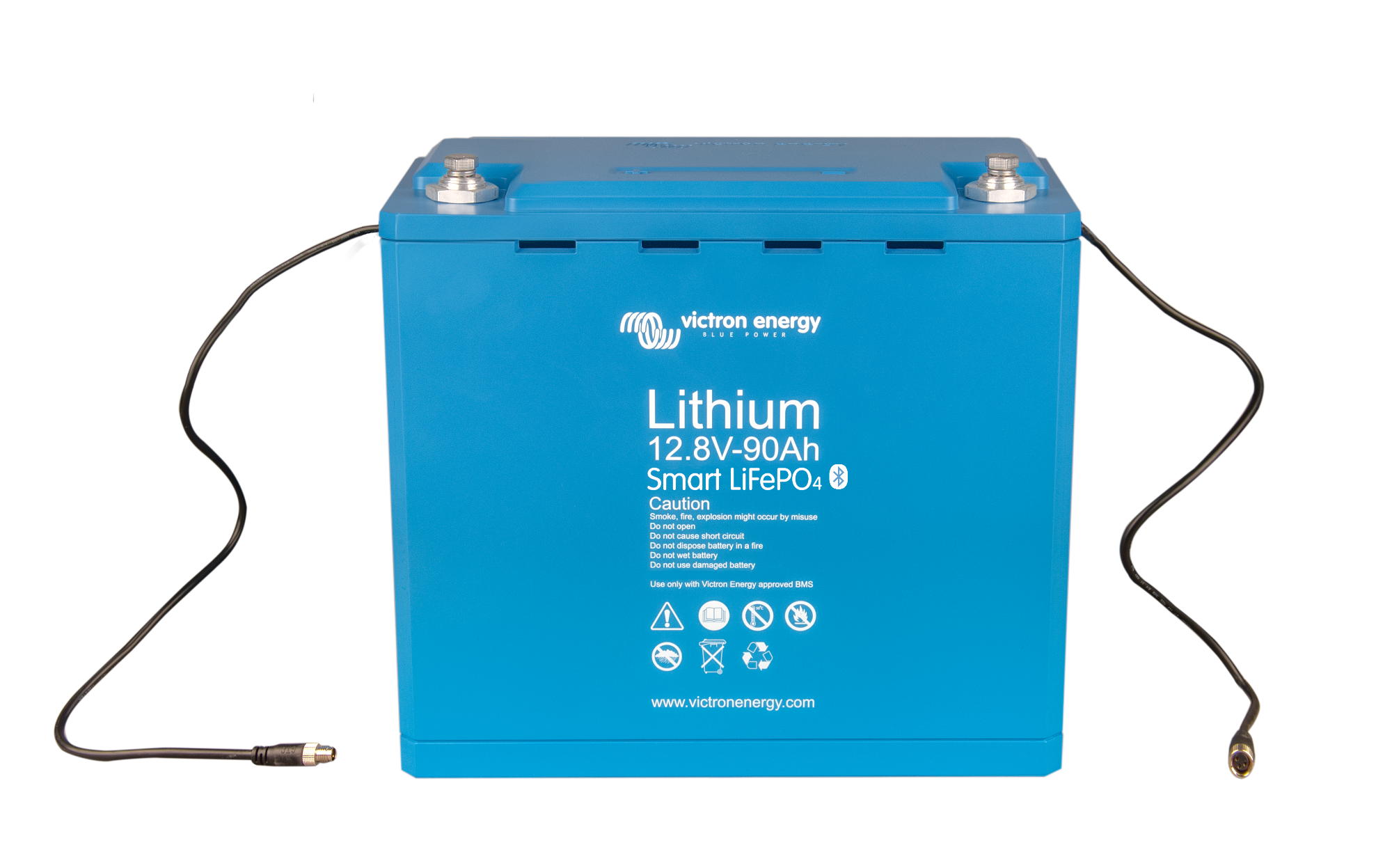 LiFePO4 Battery 12,8V/200Ah Smart Lithium Victron.dk Ladere